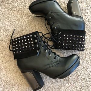 Blackheart studded ankle boot
